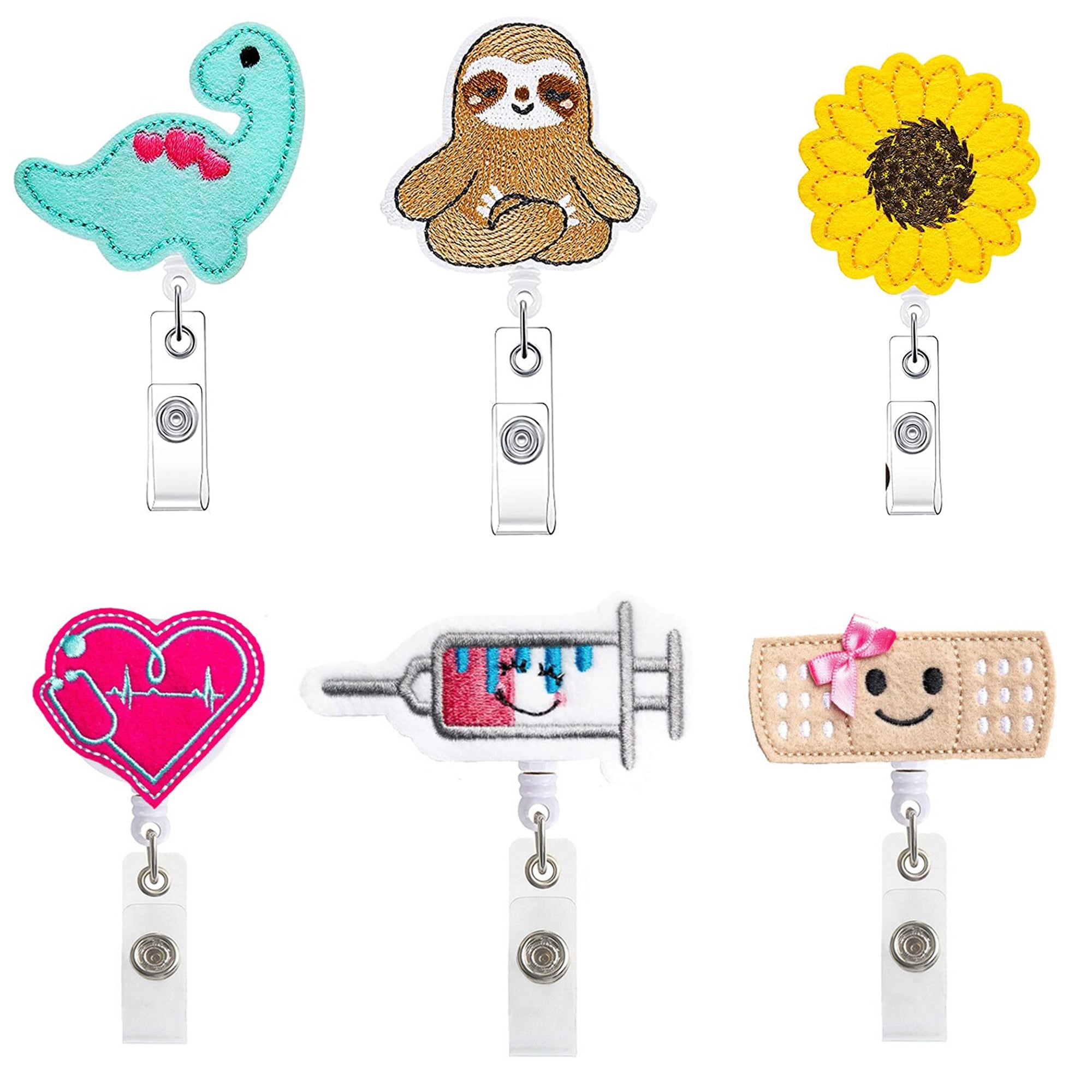 Retractable Badge Holder Clips for Professionals