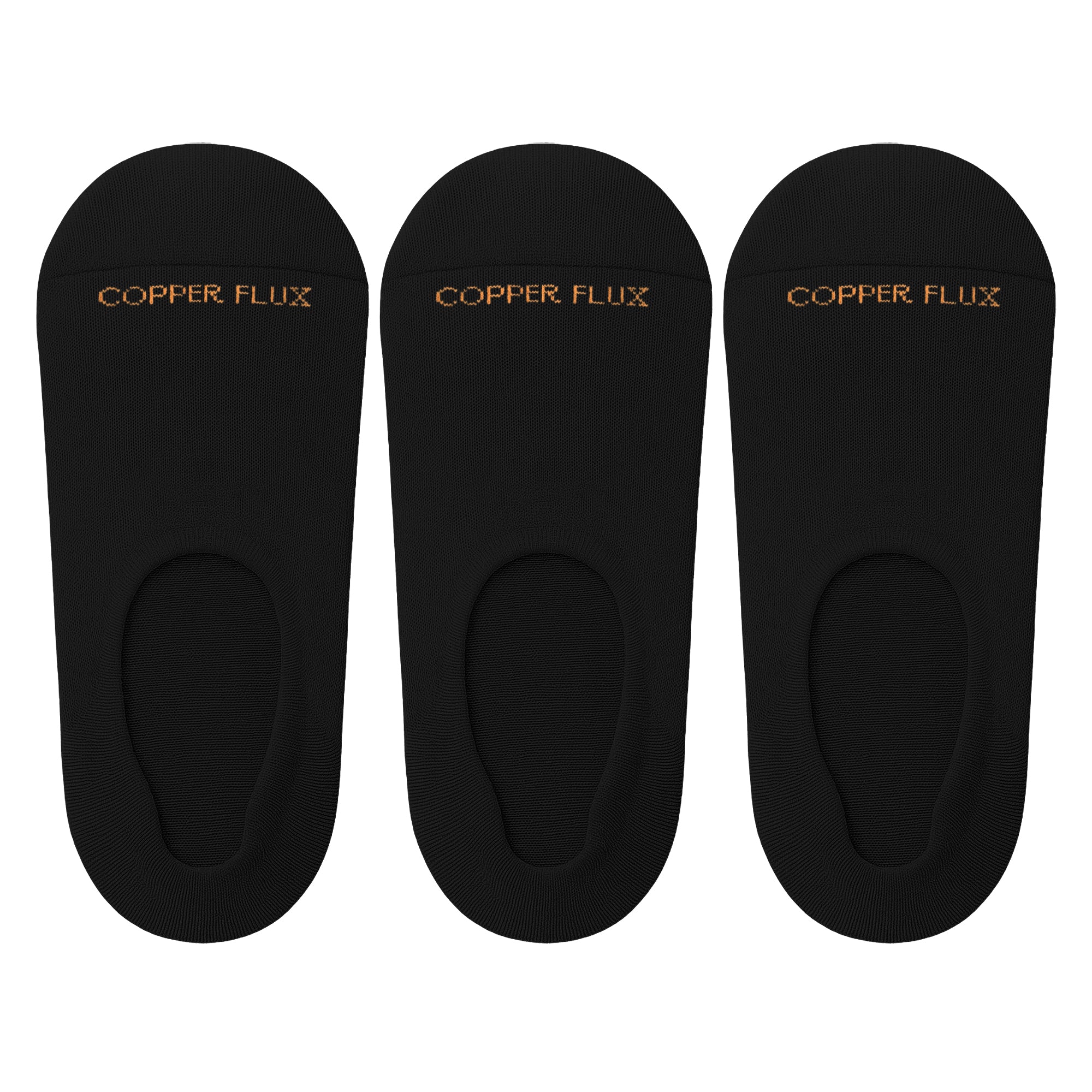 Copper Infused No Show Socks – Soft Everyday Comfort For All-Day Wear (3-Pairs)