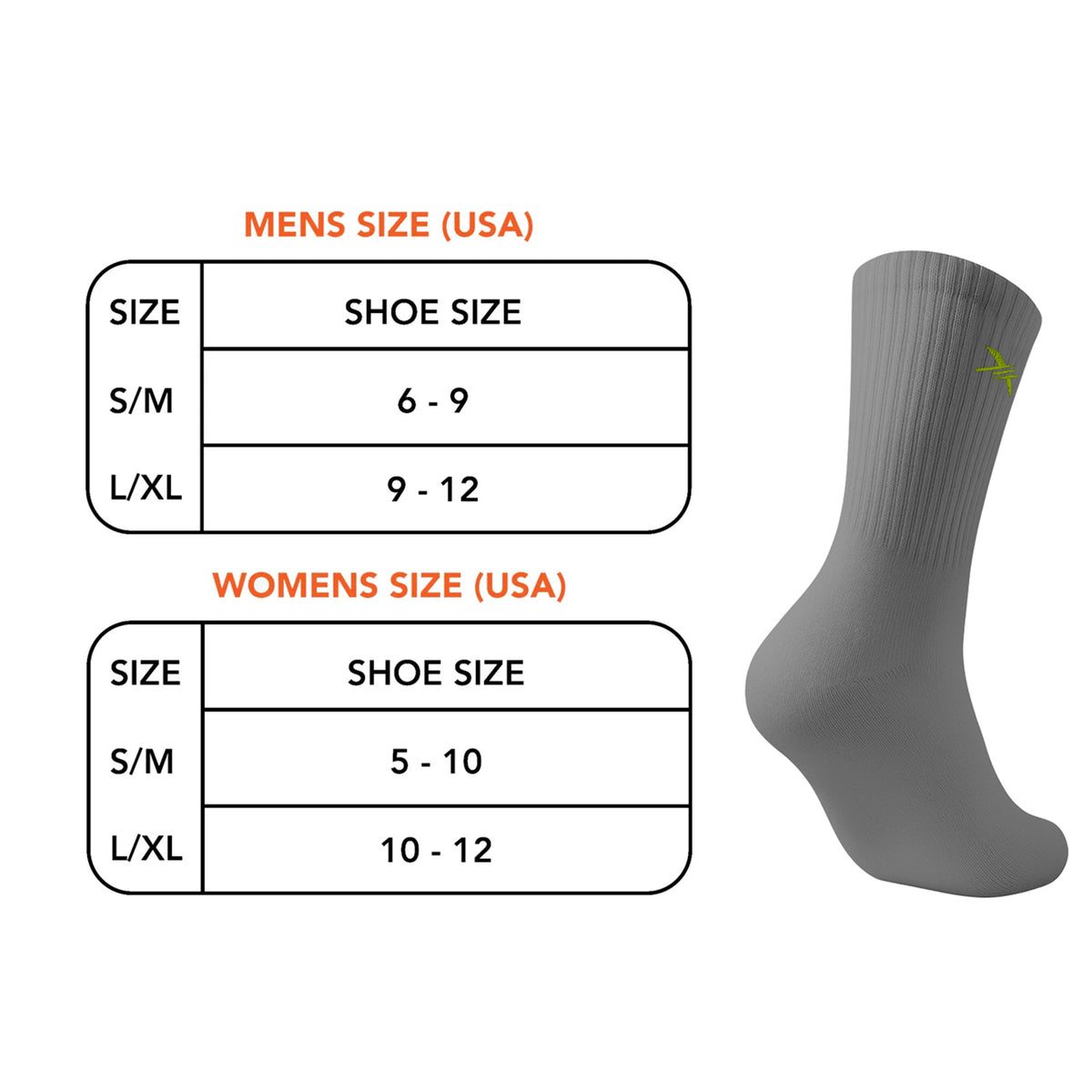 6-Pairs: Dri-tech Everyday Wear Crew Length Socks