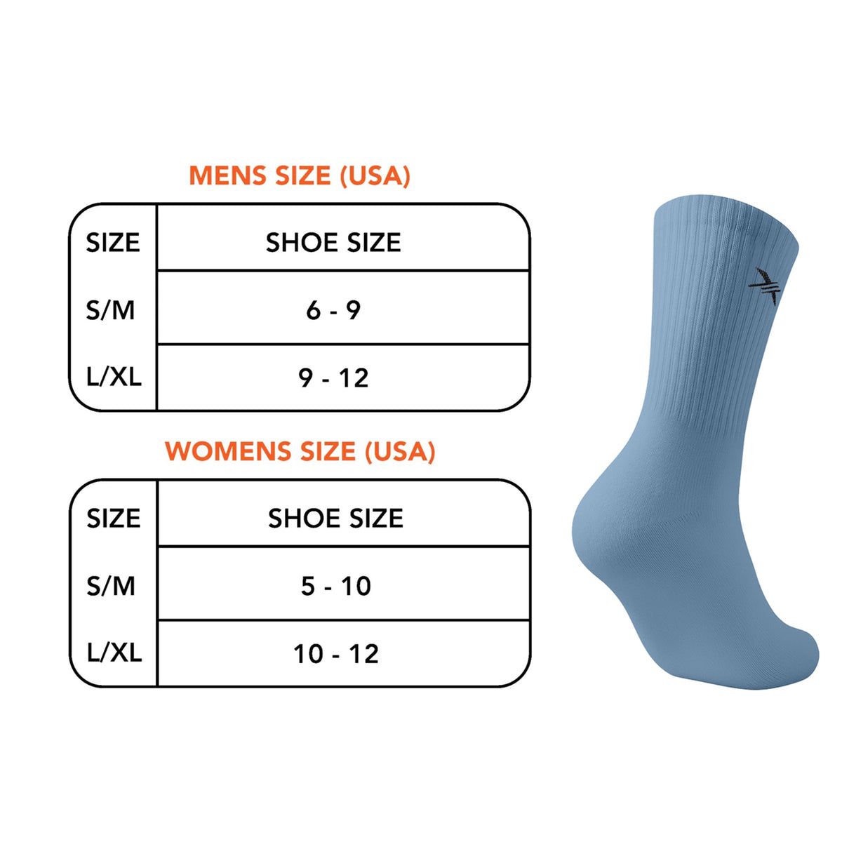 6-Pairs: Dri-tech Everyday Wear Crew Length Socks