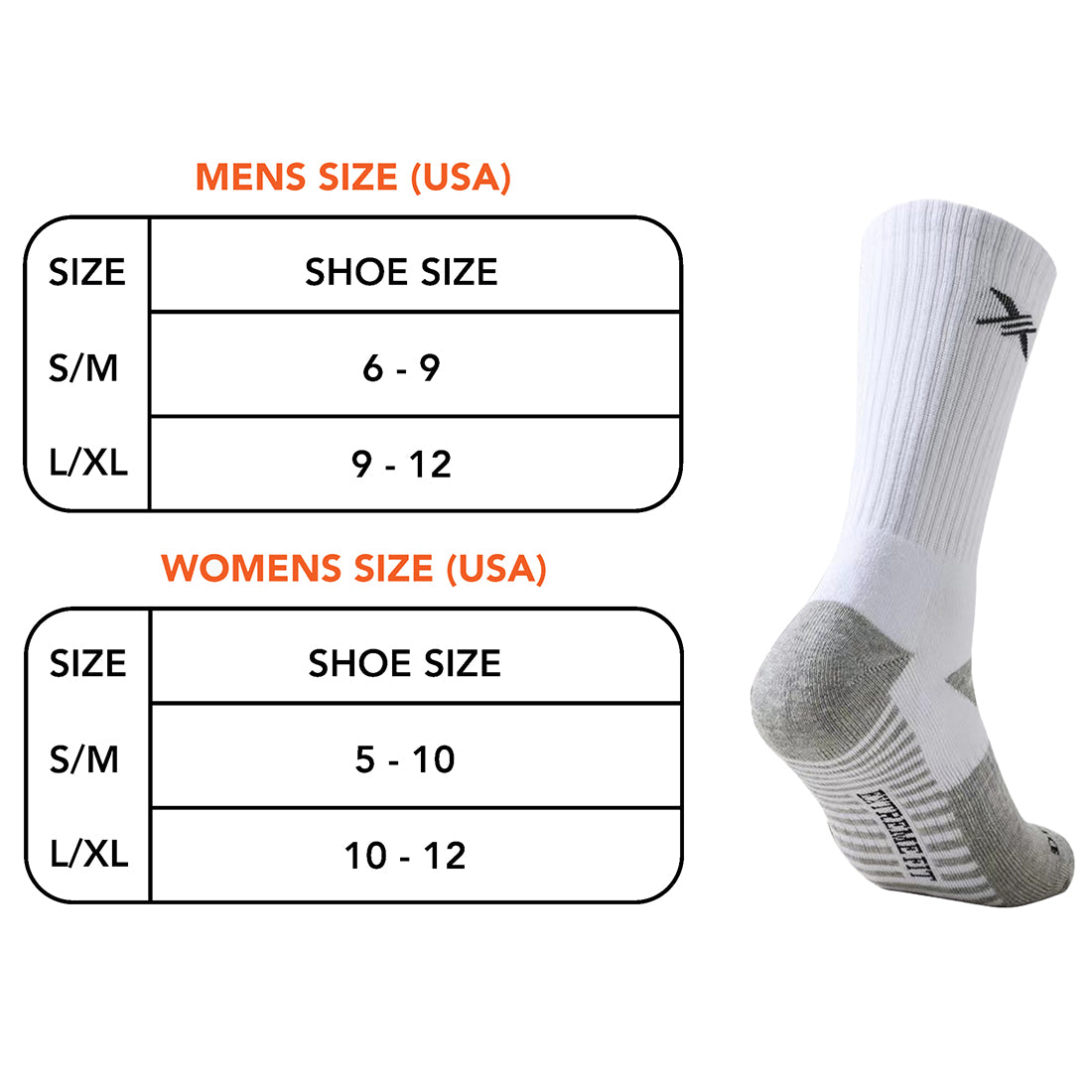 6-Pairs: Dri-tech Everyday Wear Crew Length Socks