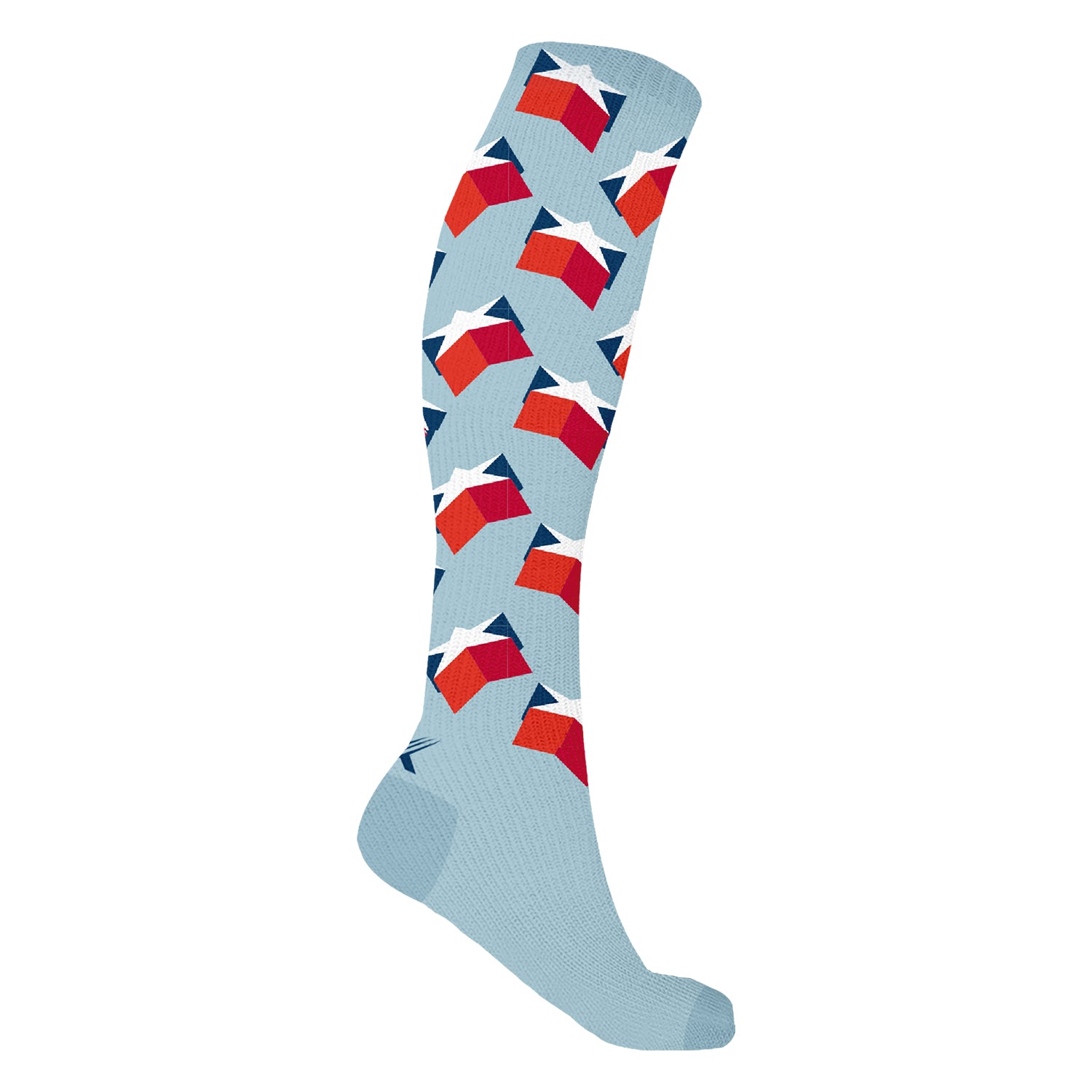 Patriotic Knee-High Compression Socks – Graduated Support for Circulation, Swelling & All-Day Comfort
