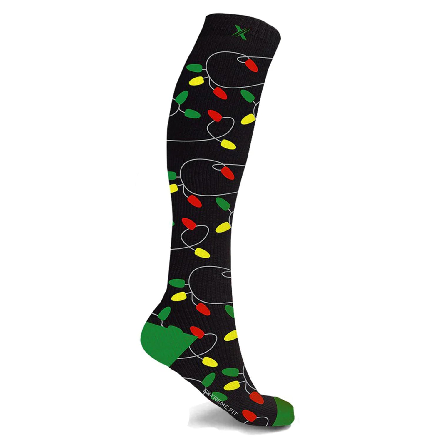 Christmas and Holiday Fun Expressive Knee High Compression Socks (1-Pair)