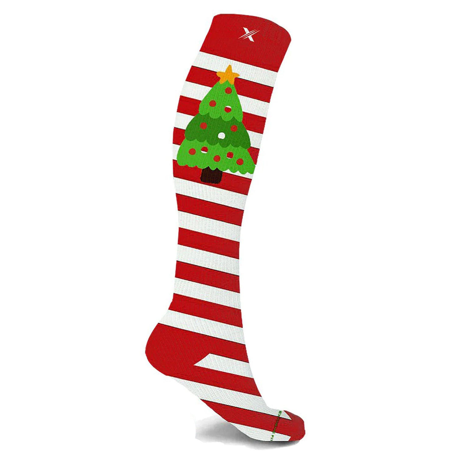 Christmas and Holiday Fun Expressive Knee High Compression Socks (1-Pair)