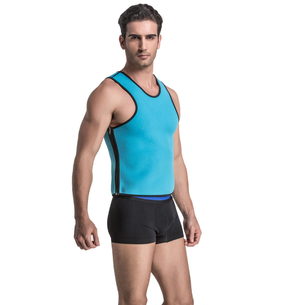 Men's Reversible Neoprene Slimming Sports Shirt