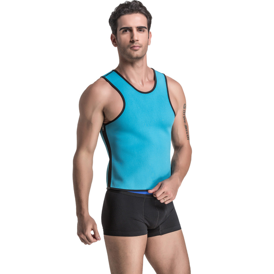 Men's Reversible Neoprene Slimming Sports Shirt