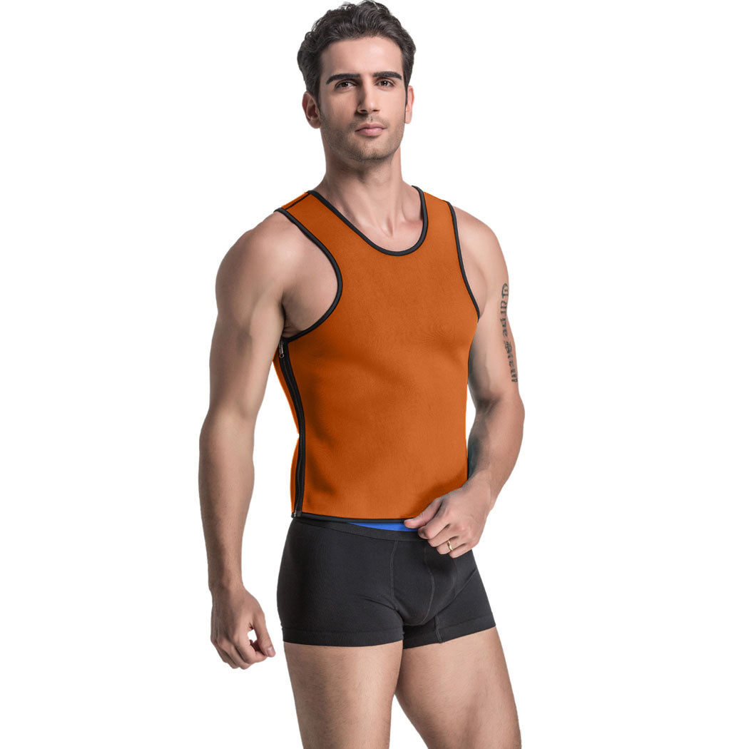 Men's Reversible Neoprene Slimming Sports Shirt