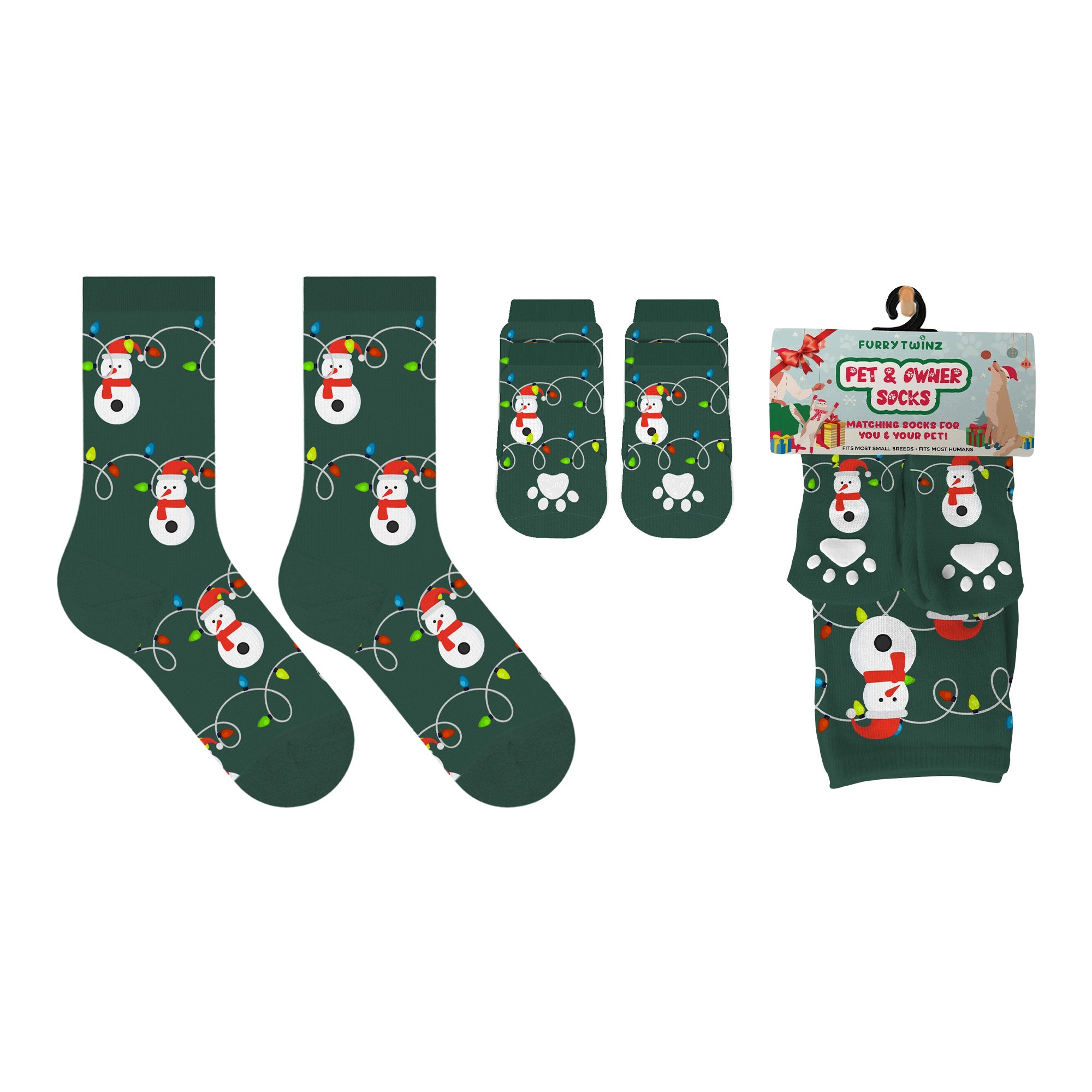 Matching Pet And Owner Fun Socks - One Size
