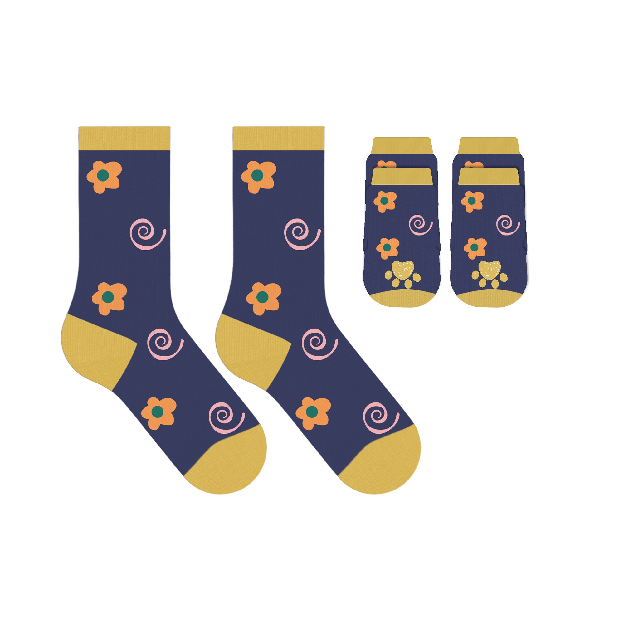 Matching Pet And Owner Fun Socks - One Size