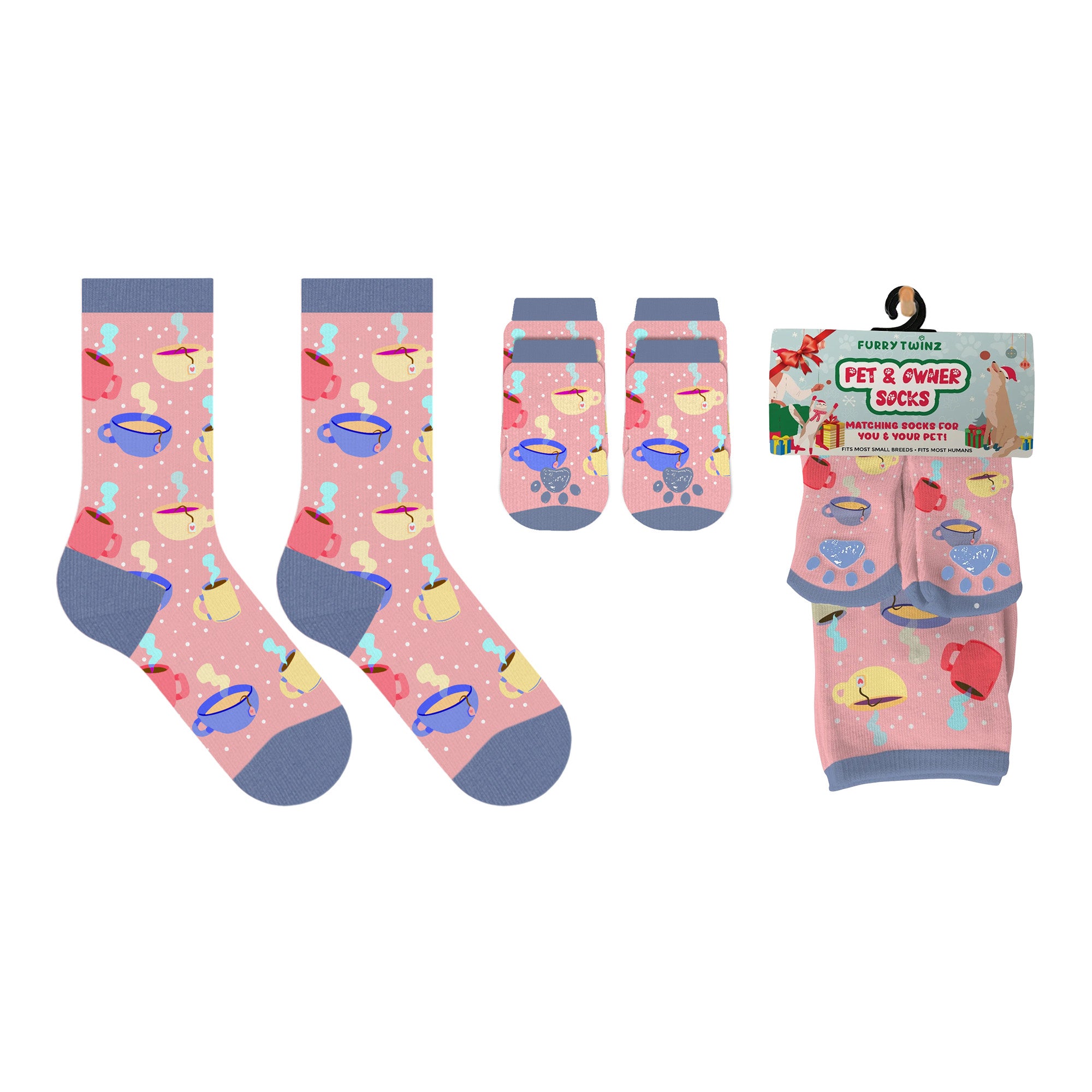 Matching Pet And Owner Fun Socks - One Size