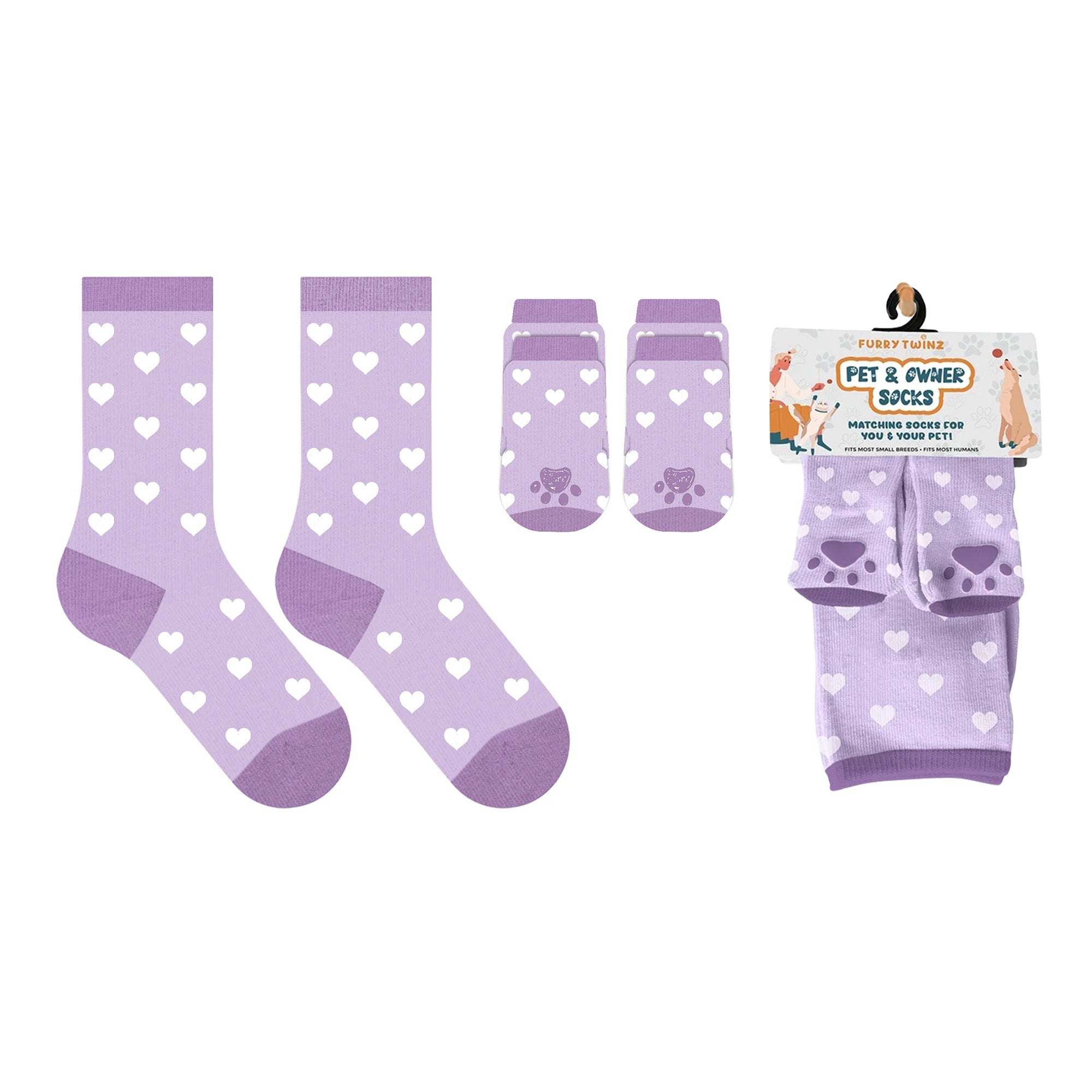 Matching Pet And Owner Fun Socks - One Size