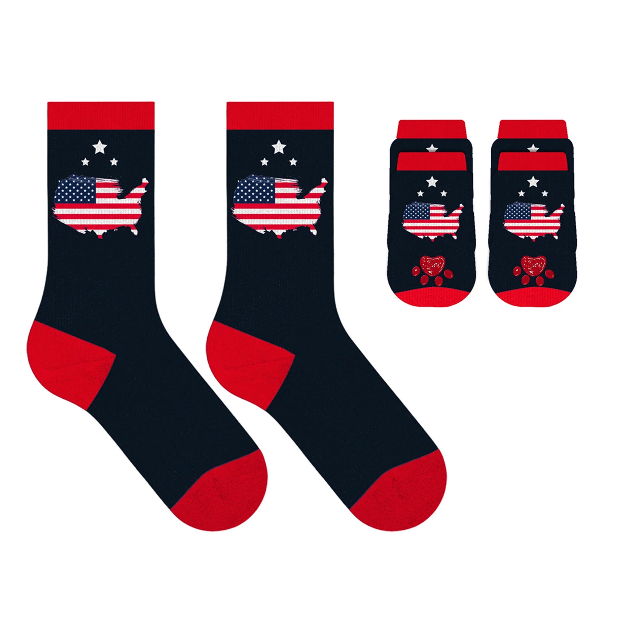 Matching Pet And Owner Fun Socks - One Size