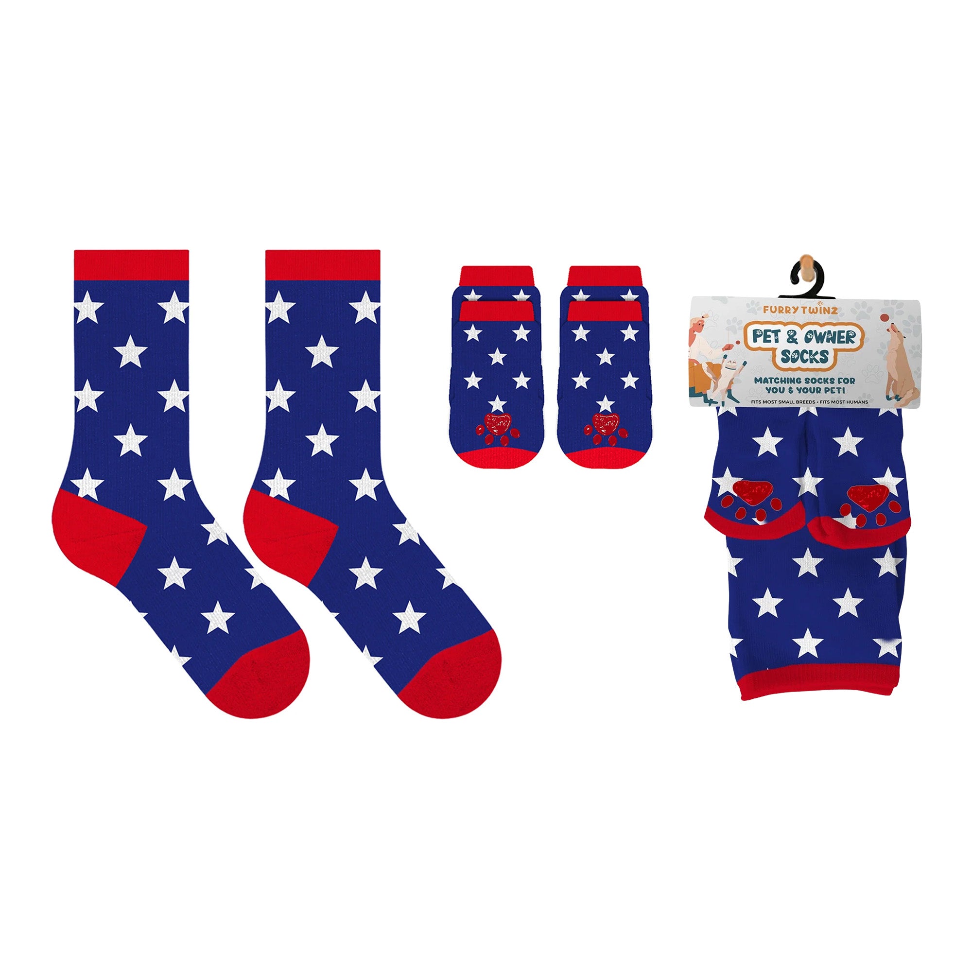 Matching Pet And Owner Fun Socks - One Size