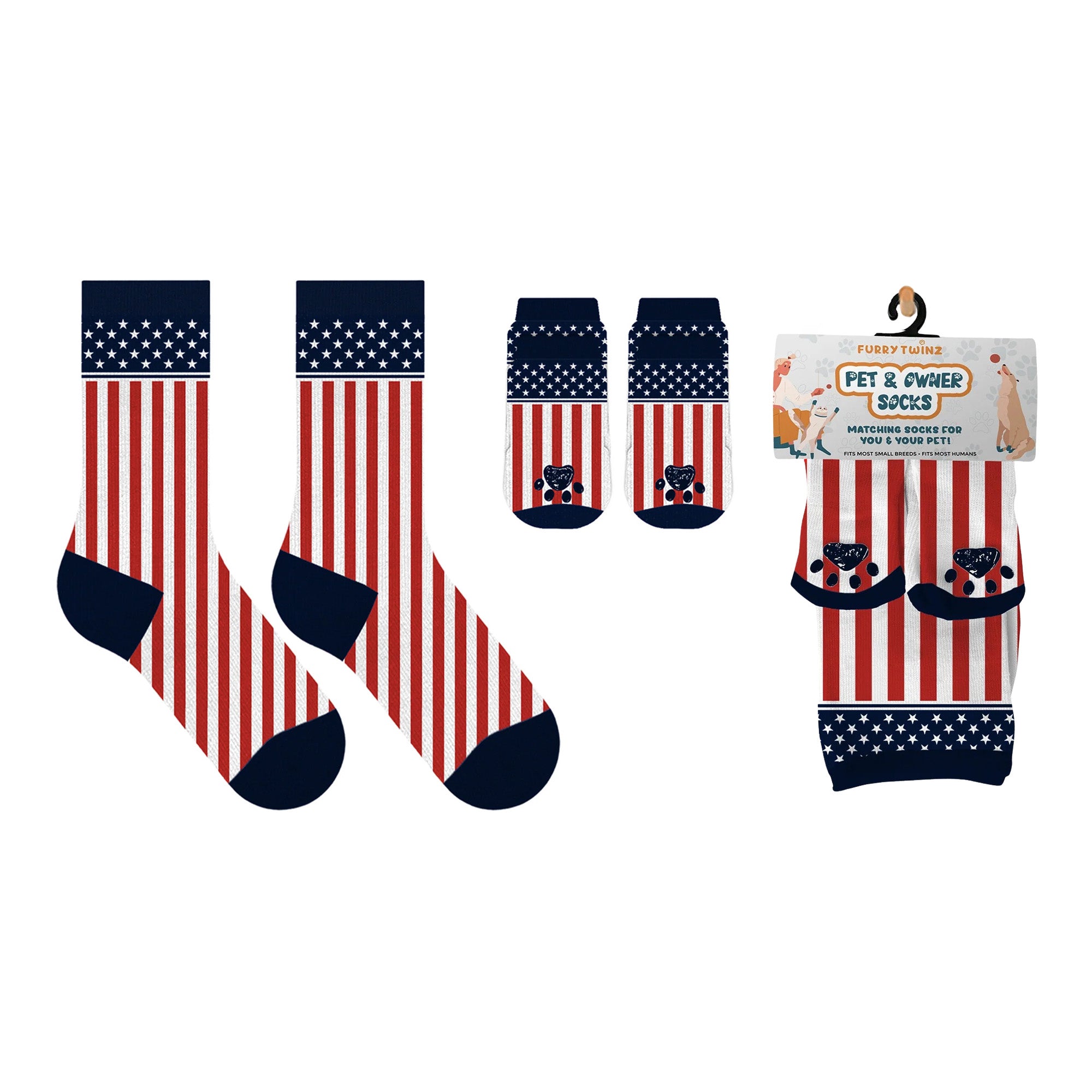Matching Pet And Owner Fun Socks - One Size