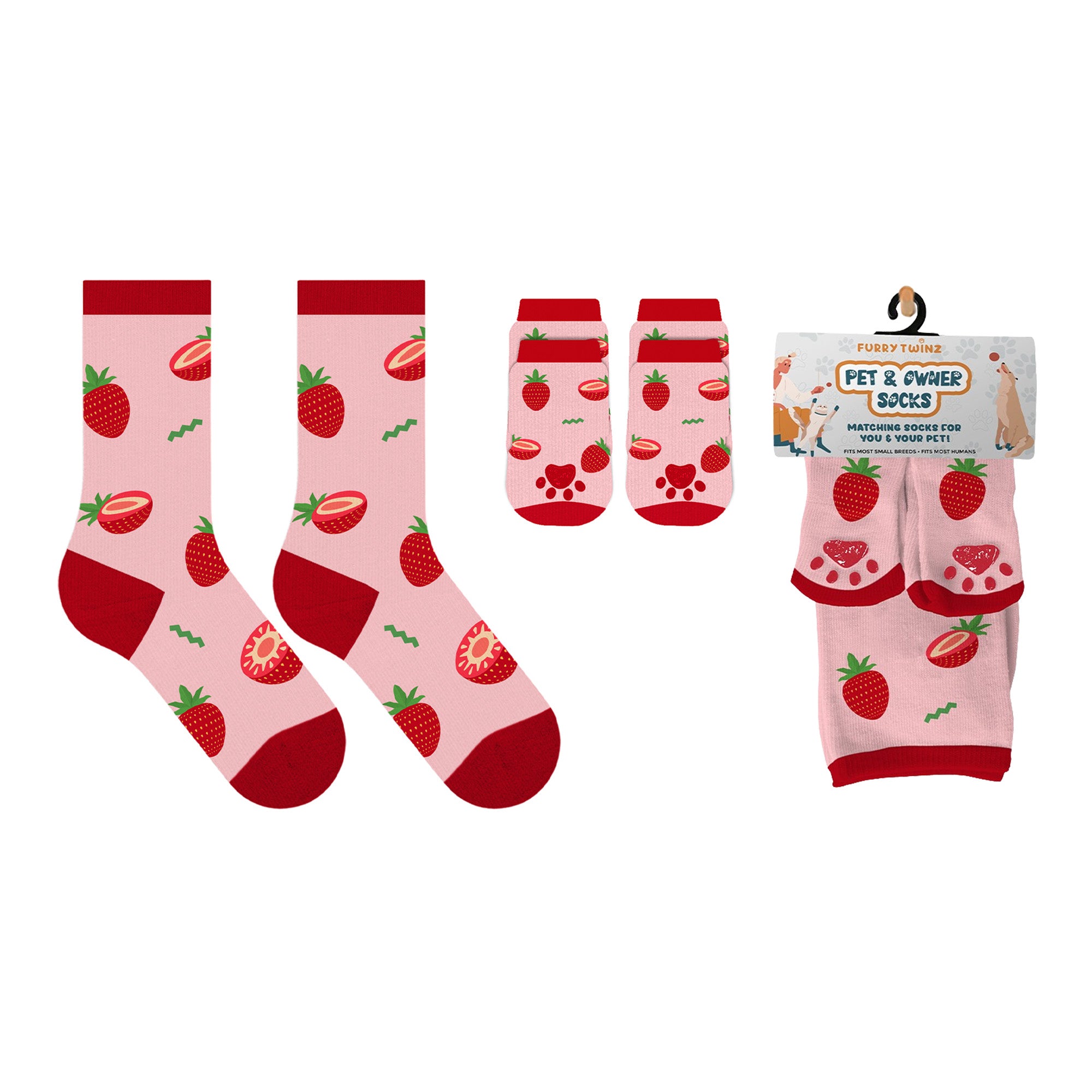 Matching Pet And Owner Fun Socks - One Size