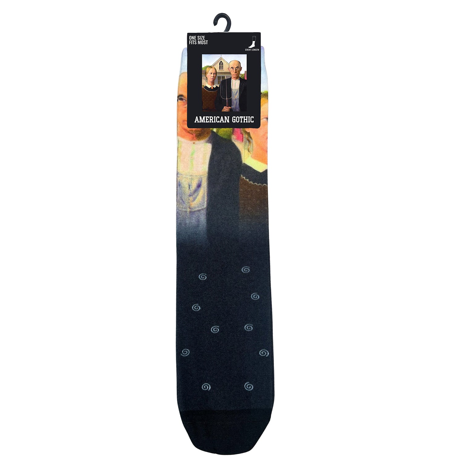 Crew Length Art Inspired Cotton Blend Socks for Men & Women