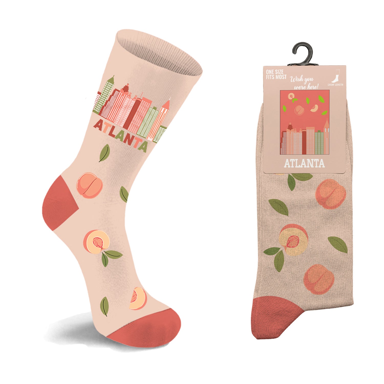 Unisex Cotton City Theme Socks – Comfortable Breathable Everyday Dress Socks
