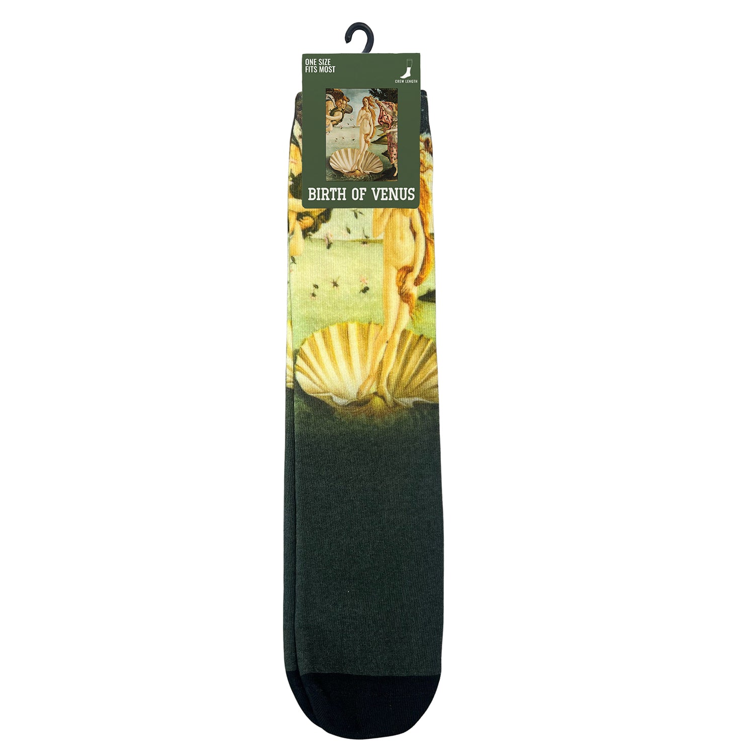 Crew Length Art Inspired Cotton Blend Socks for Men & Women