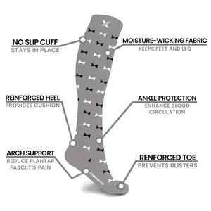 Extreme Fit - MEN'S PATTERNS - THE MULTI-FACETED MAN (3-PAIRS) - KNEE-LENGTH