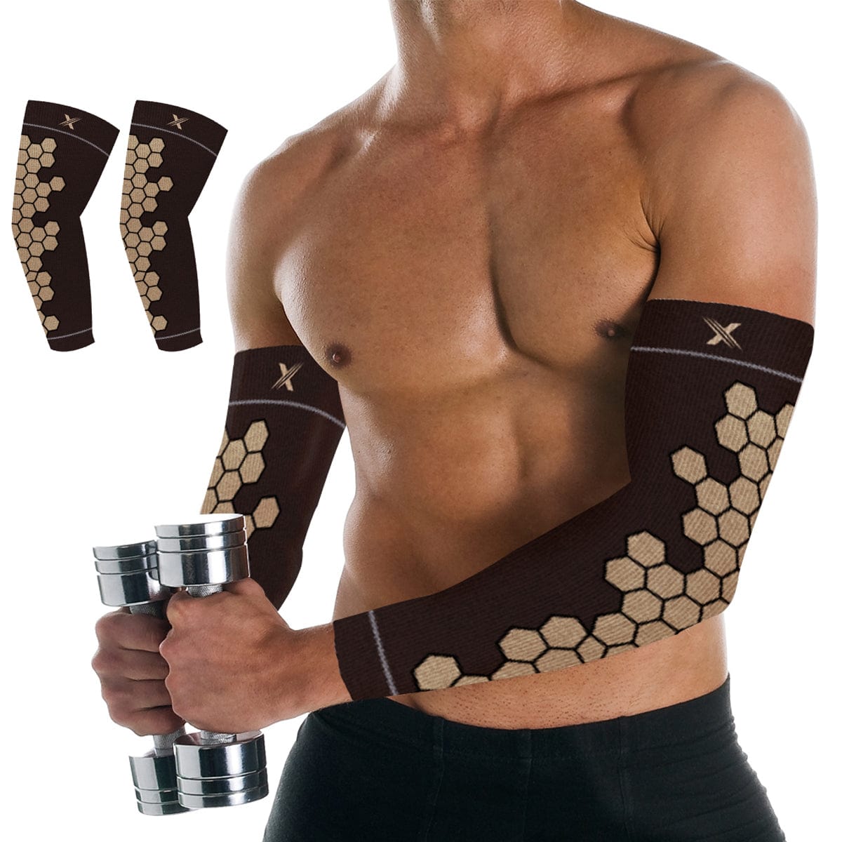 Copper Joe Elbow Compression Sleeve- 1 Pair, X-Large - Fred Meyer