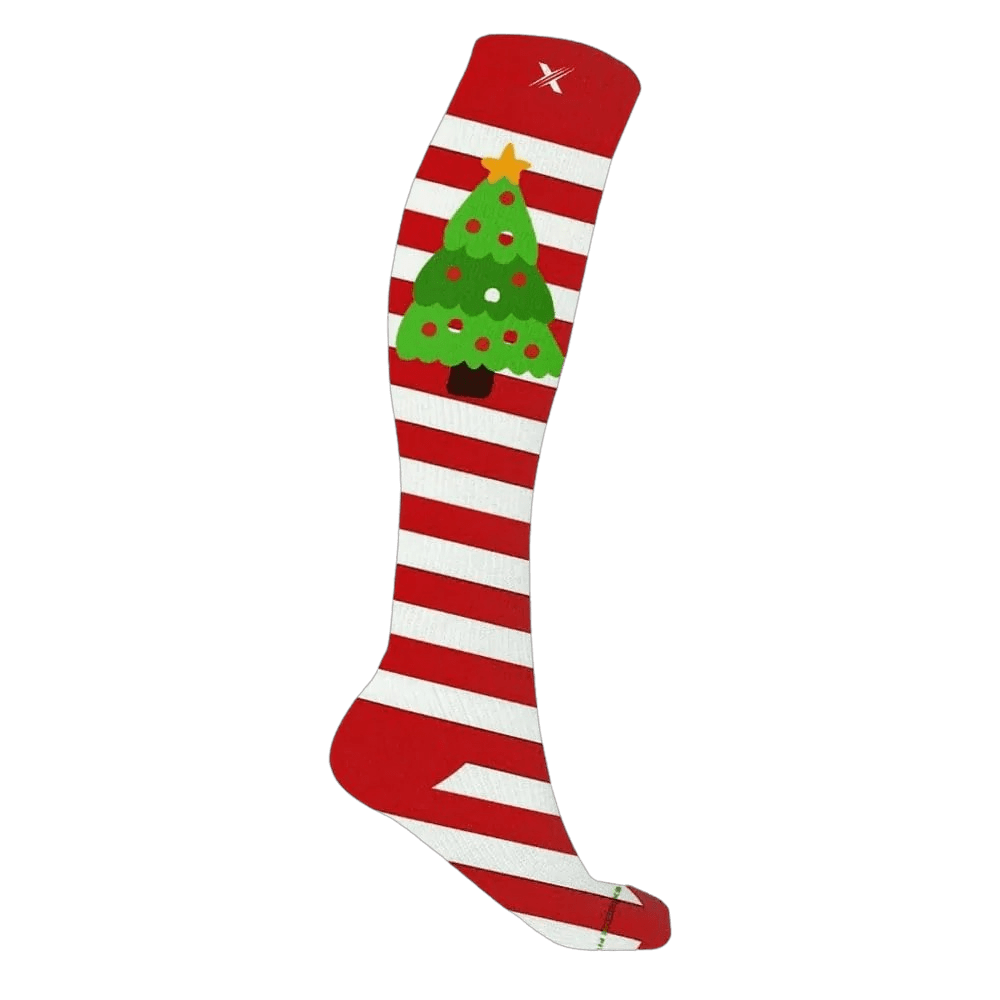 Peppermint Tree Compression Socks