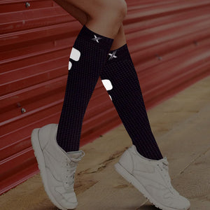 Extreme Fit - RUN+ ELITE REFLECTIVE - ATHELTIC GRADE COMPRESSION SOCKS - KNEE-LENGTH
