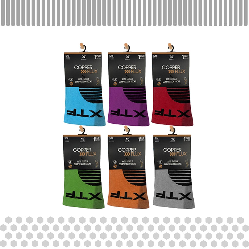 Extreme Fit - TARGETED PAIN RELIEF COPPER COMPRESSION SOCKS (6-PAIRS) - KNEE-LENGTH