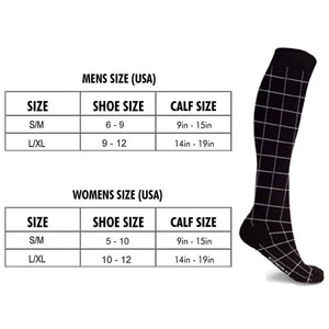 Extreme Fit - MEN'S STARTER COMPRESSION SOCKS // BLACK (3-PAIRS) - KNEE-LENGTH