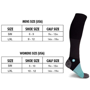 Extreme Fit - TRAVEL SOCKS - BLUE - KNEE-LENGTH