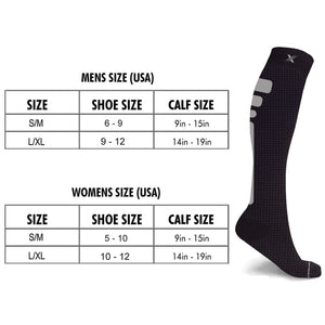 Extreme Fit - RUN+ ELITE REFLECTIVE - ATHELTIC GRADE COMPRESSION SOCKS - KNEE-LENGTH