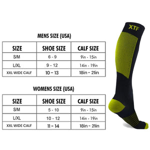 Extreme Fit - COPPER FLUX™ SOCKS - Colored (6-PAIRS) - KNEE-LENGTH