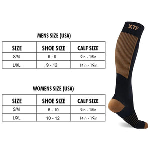 Extreme Fit - COPPER FLUX™ SOCKS - Original (6-PAIRS) - KNEE-LENGTH