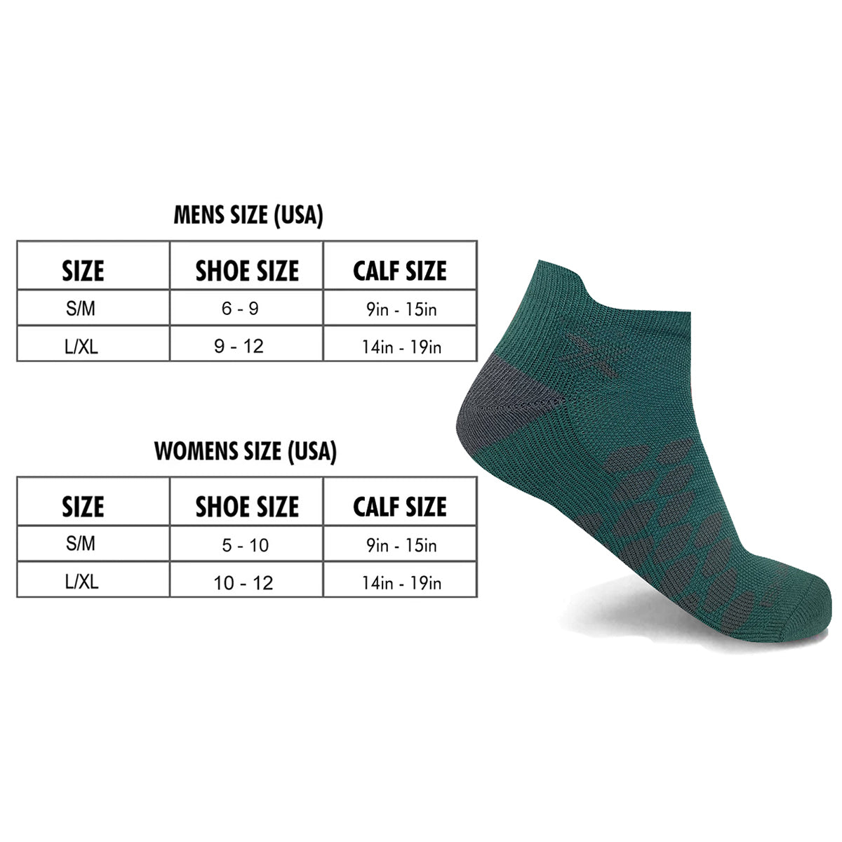 Targeted Compression Ankle Socks (3-Pairs)