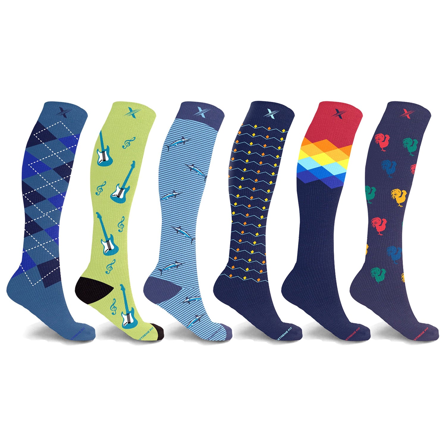 Novelty Collection Socks (6-Pairs)