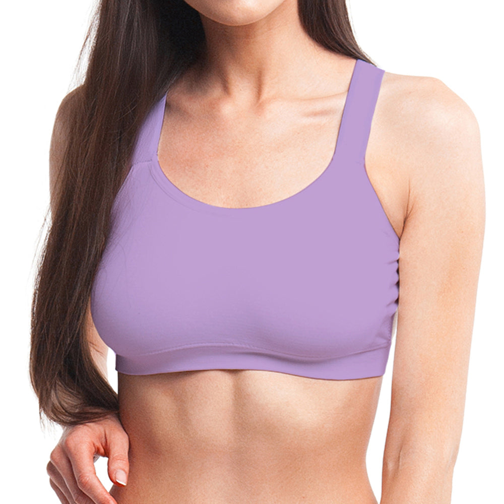 Popvcly 3 Pack Women's High Elastic Sports Bra Hollow Out High