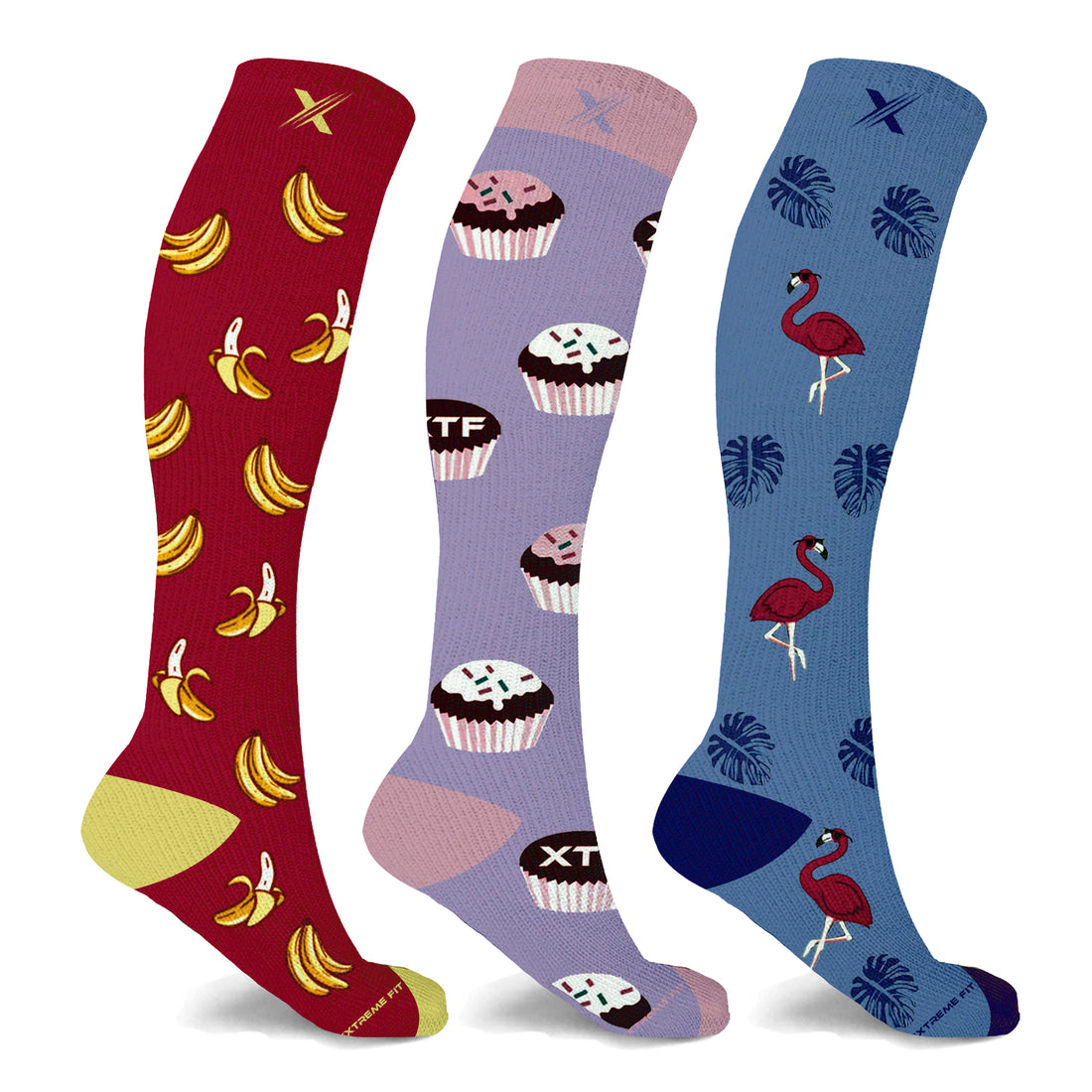 Picnic Day Compression Socks (3-Pairs)