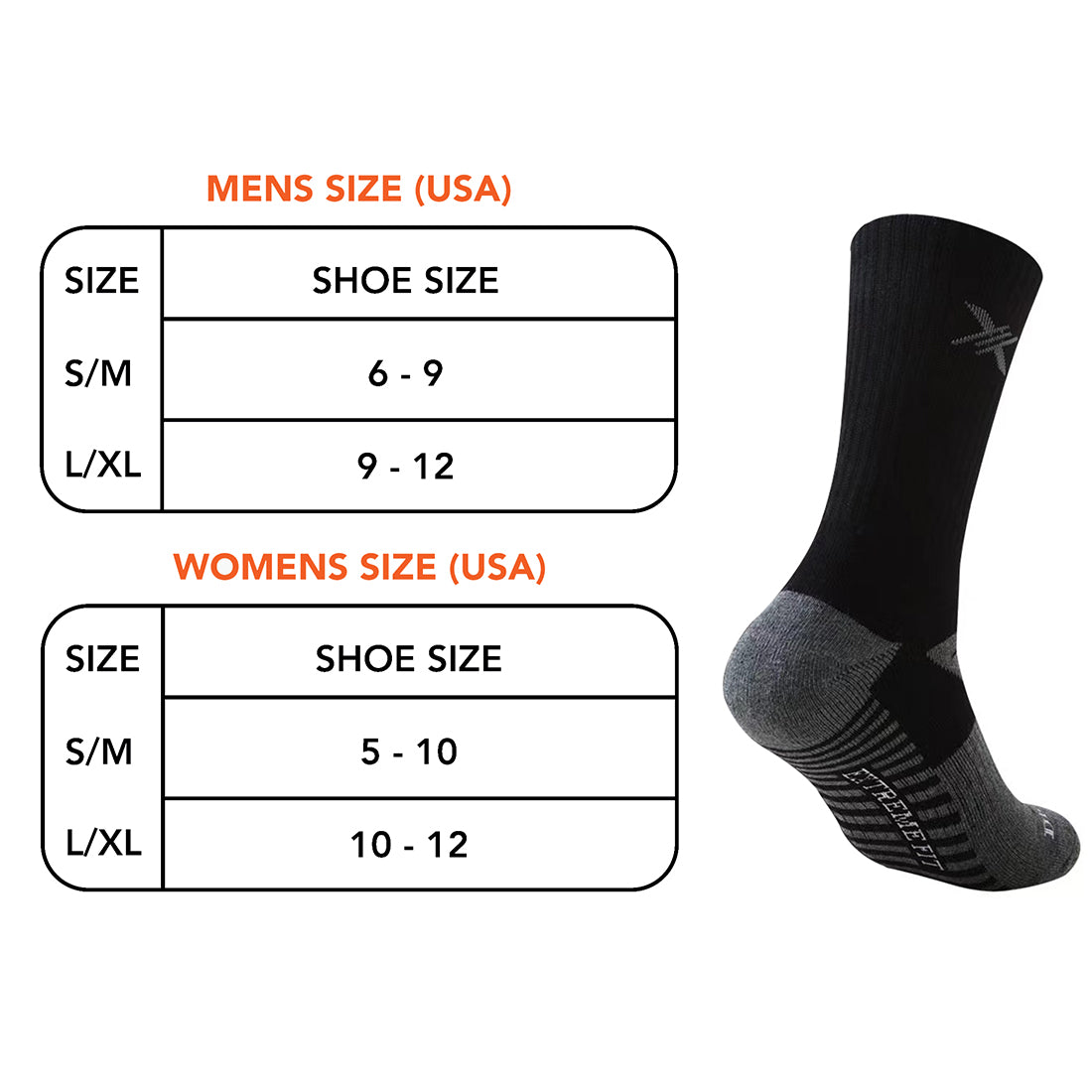 6-Pairs: Dri-tech Everyday Wear Crew Length Socks