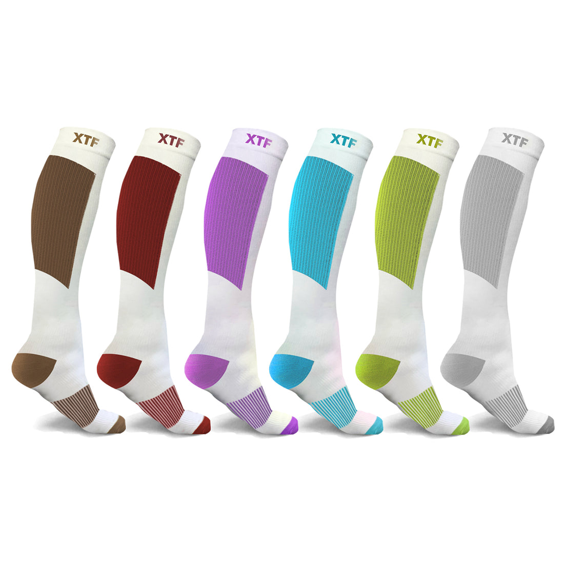 Copper-Infused Graduated Socks (6-Pairs)