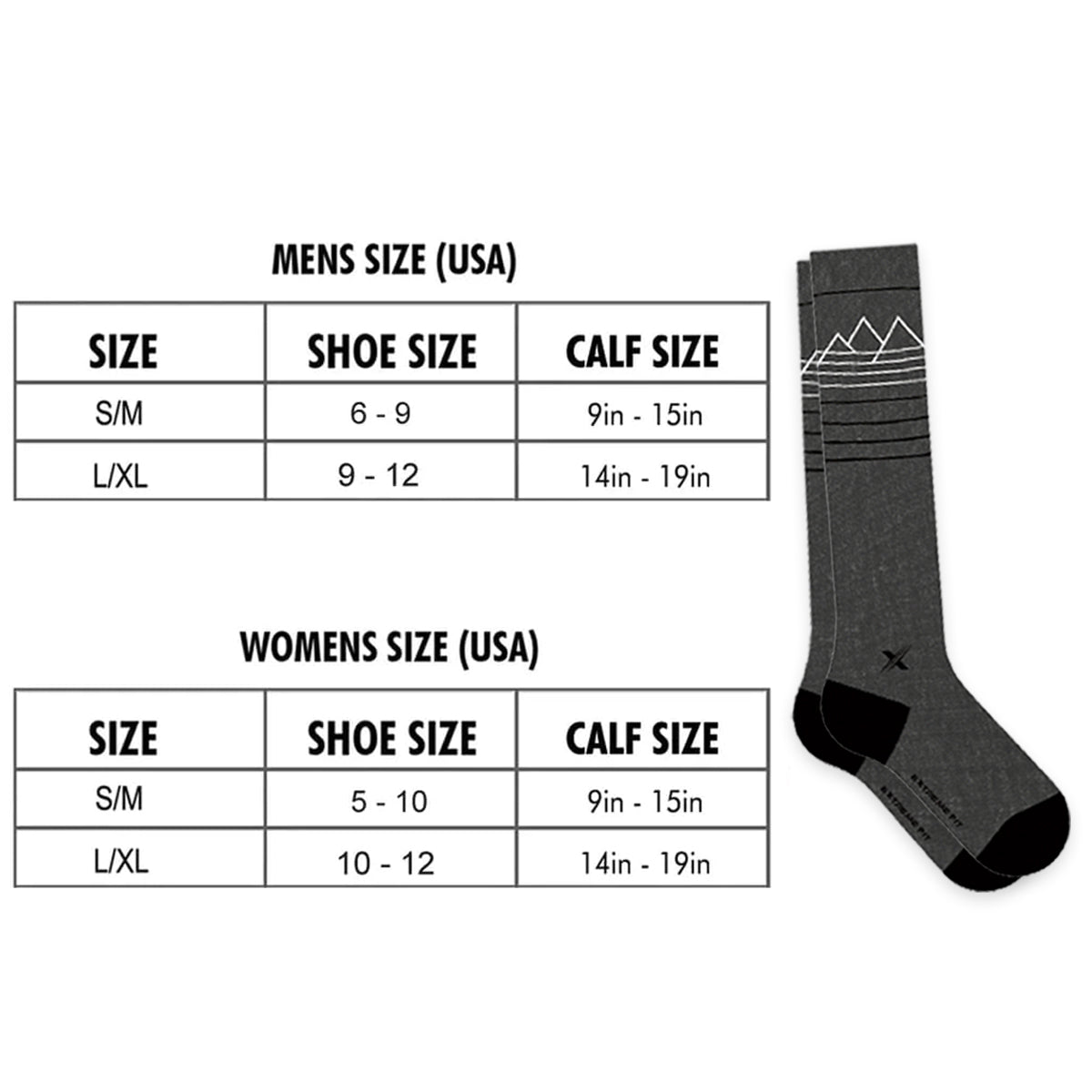 Merino Wool Boot Socks (6-Pack Assorted)