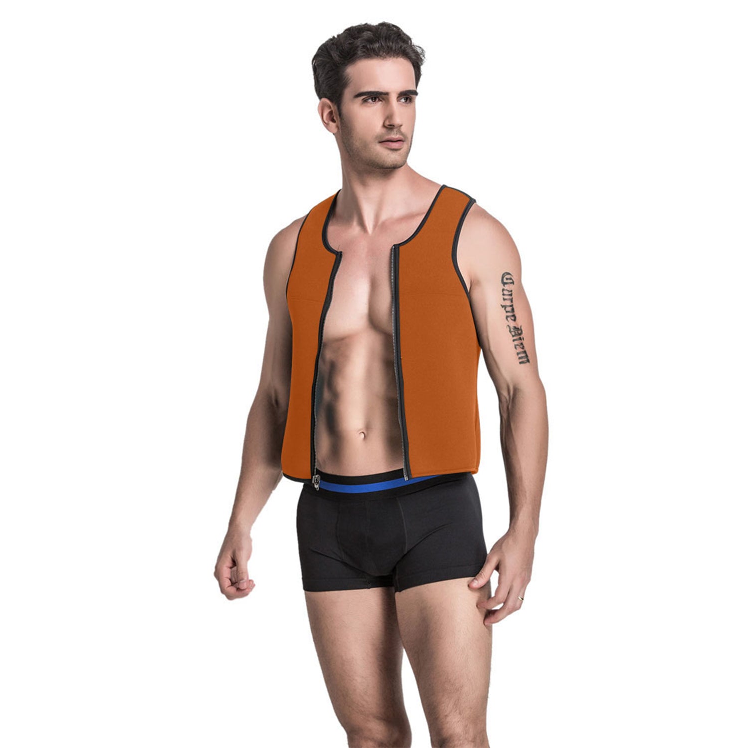 Men’s Reversible Neoprene Slimming Sports Vest