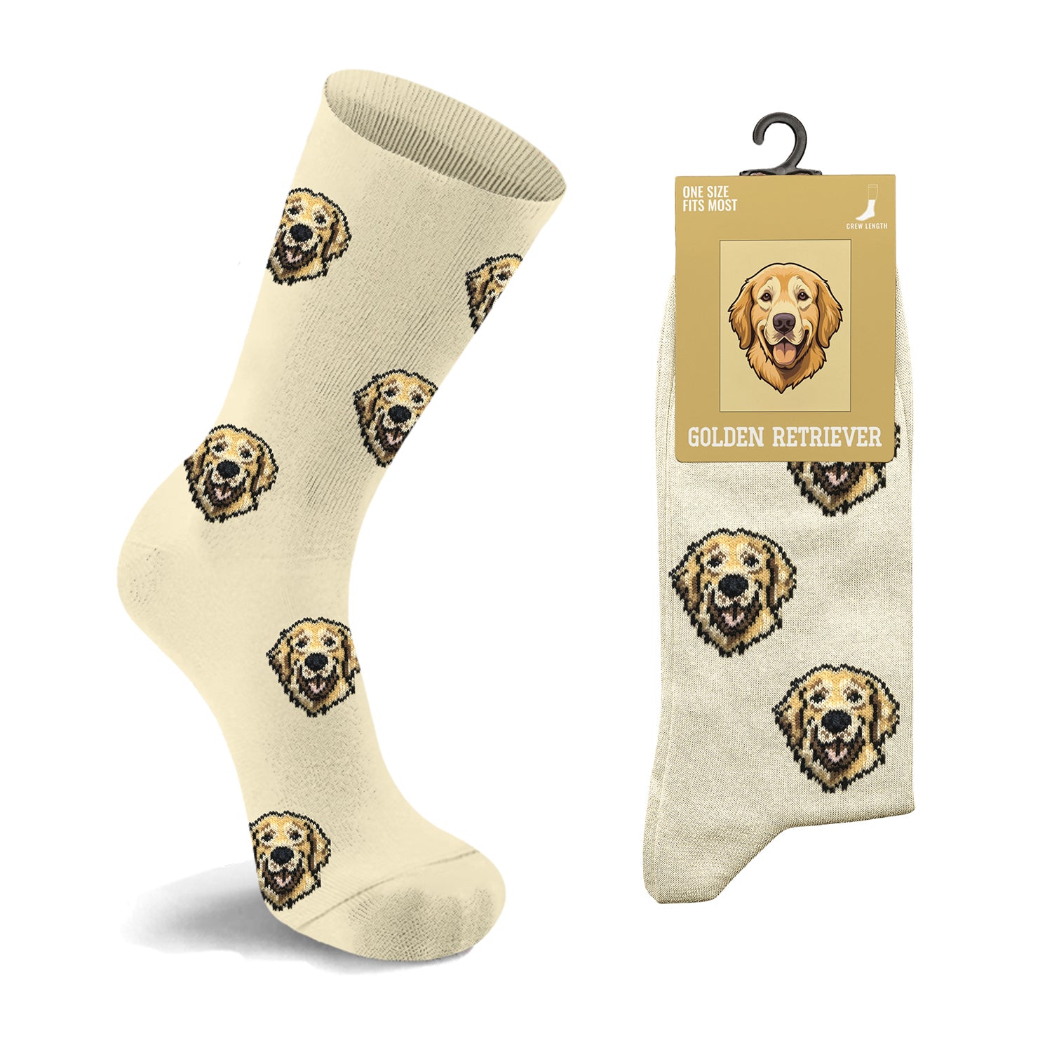 Dog Breed Crew Socks for Women and Men – Comfortable Cotton Blend, One Size Fits Most – Casual Everyday Socks, Gift for Pet Lovers