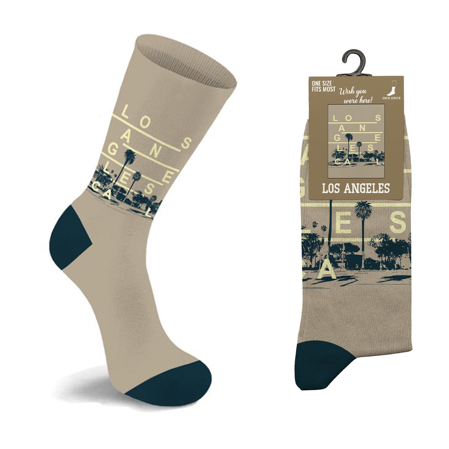 Unisex Cotton City Theme Socks – Comfortable Breathable Everyday Dress Socks