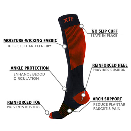 COPPER COMPRESSION KNEE-HIGH SOCKS