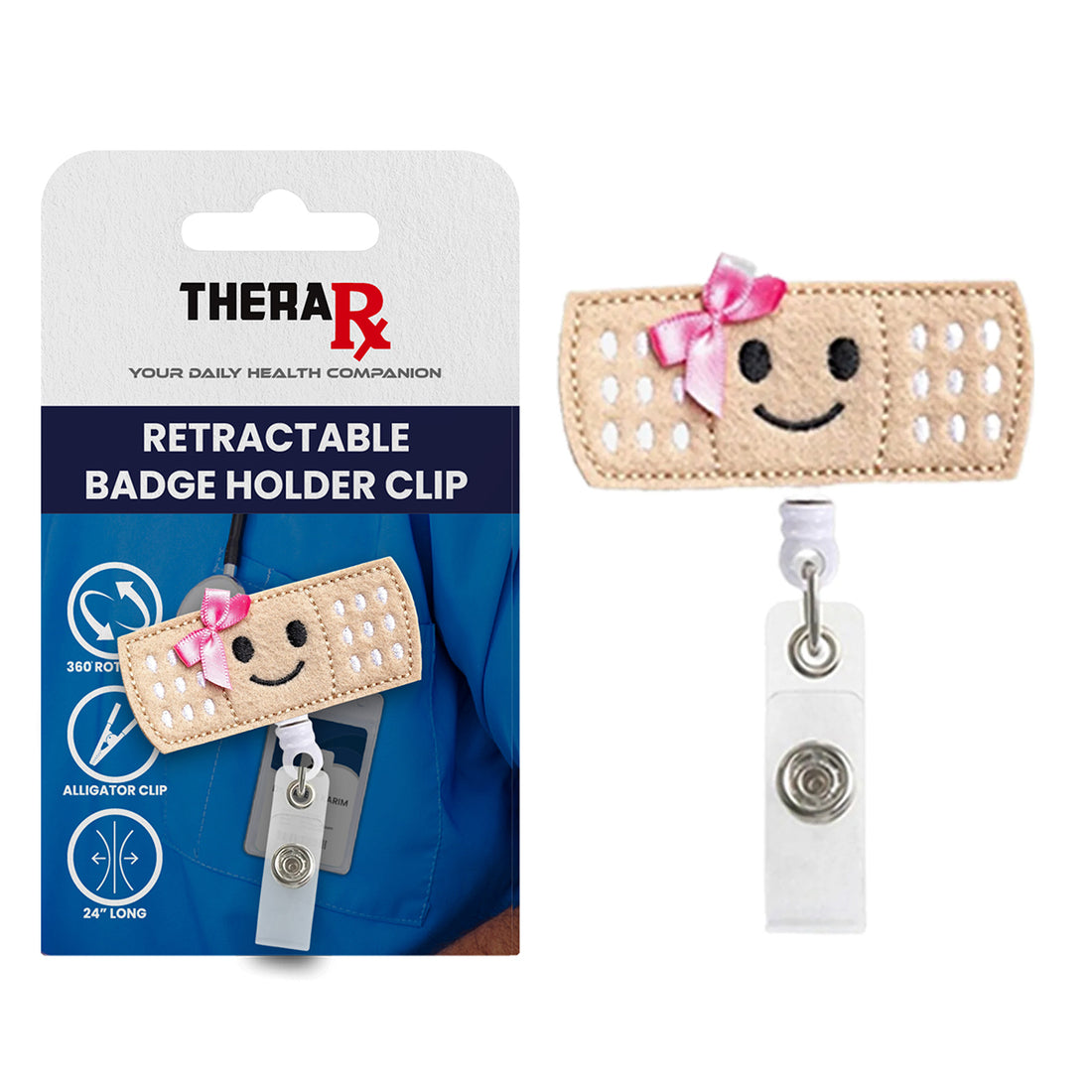 Retractable Badge Holder Clips for Professionals