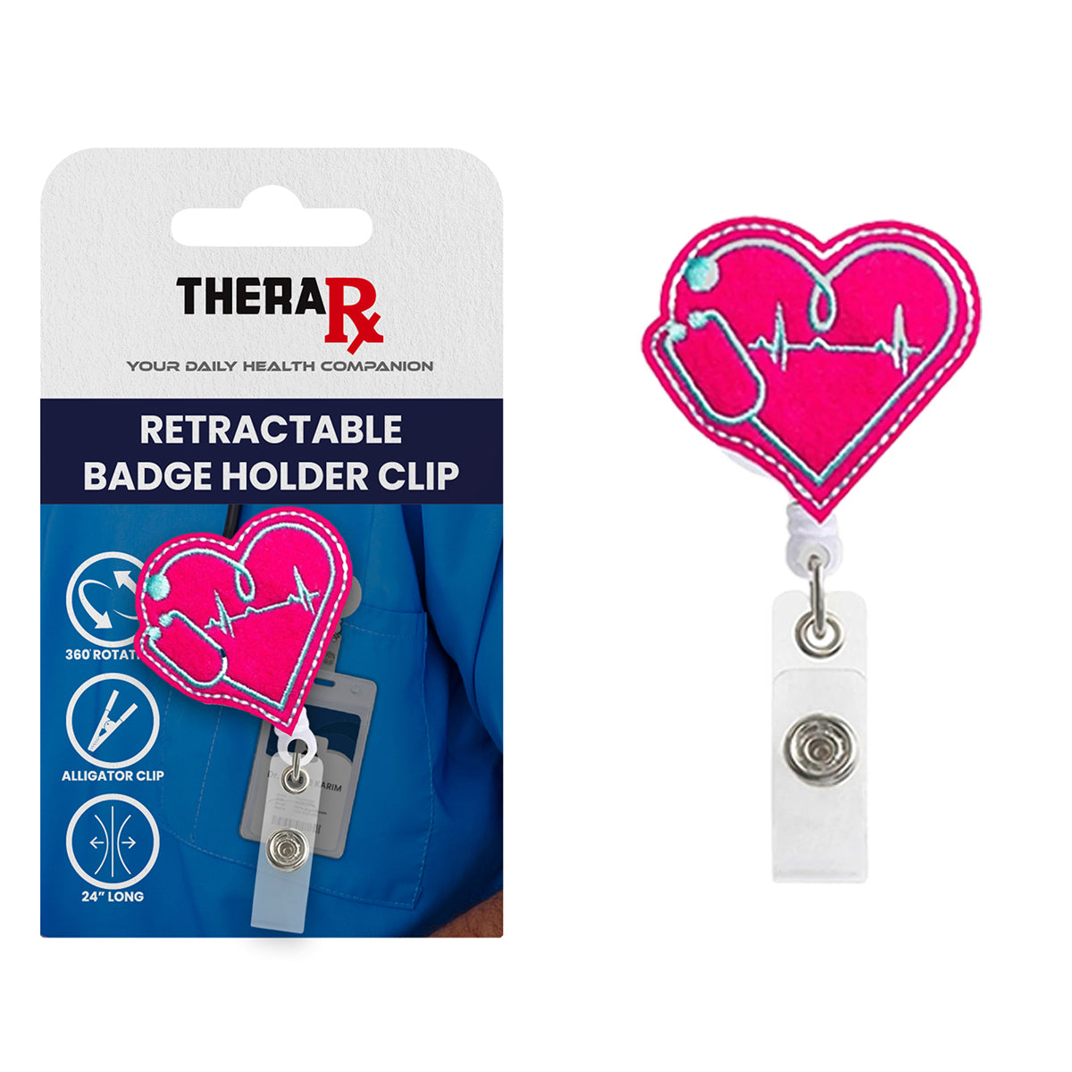 c lip for id holder Badge Strap Clips (Industry Standard Clip) and more. Retractable Badge Holder Clips for