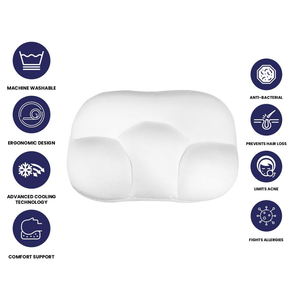 Extreme Fit - TheraRx Egg Sleeper Super-Soft Ultra Comfortable Pillow - THERA RX