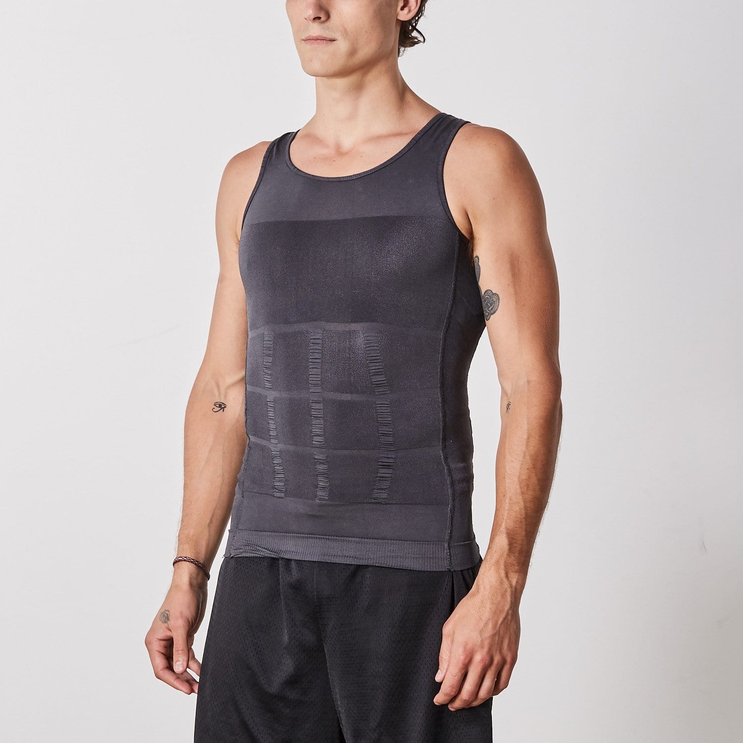 2023 New Version lonic Shaping Sleeveless Shirt Shaperluv Male Shaper Tank  Mens Tummy Control Shapewear Abs Vest (B,L) - Yahoo Shopping