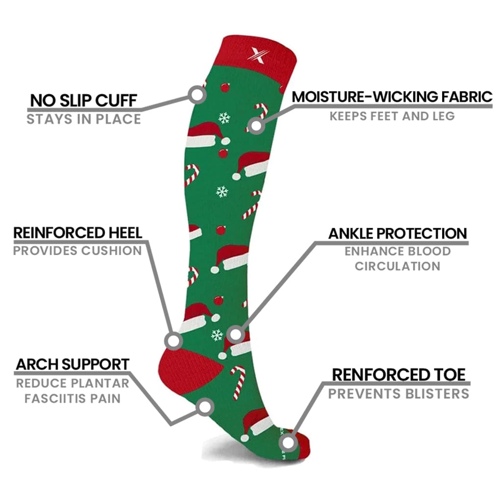 Extreme Fit - HOLIDAY NECESSITIES SOCKS (3-PAIRS) - KNEE-LENGTH