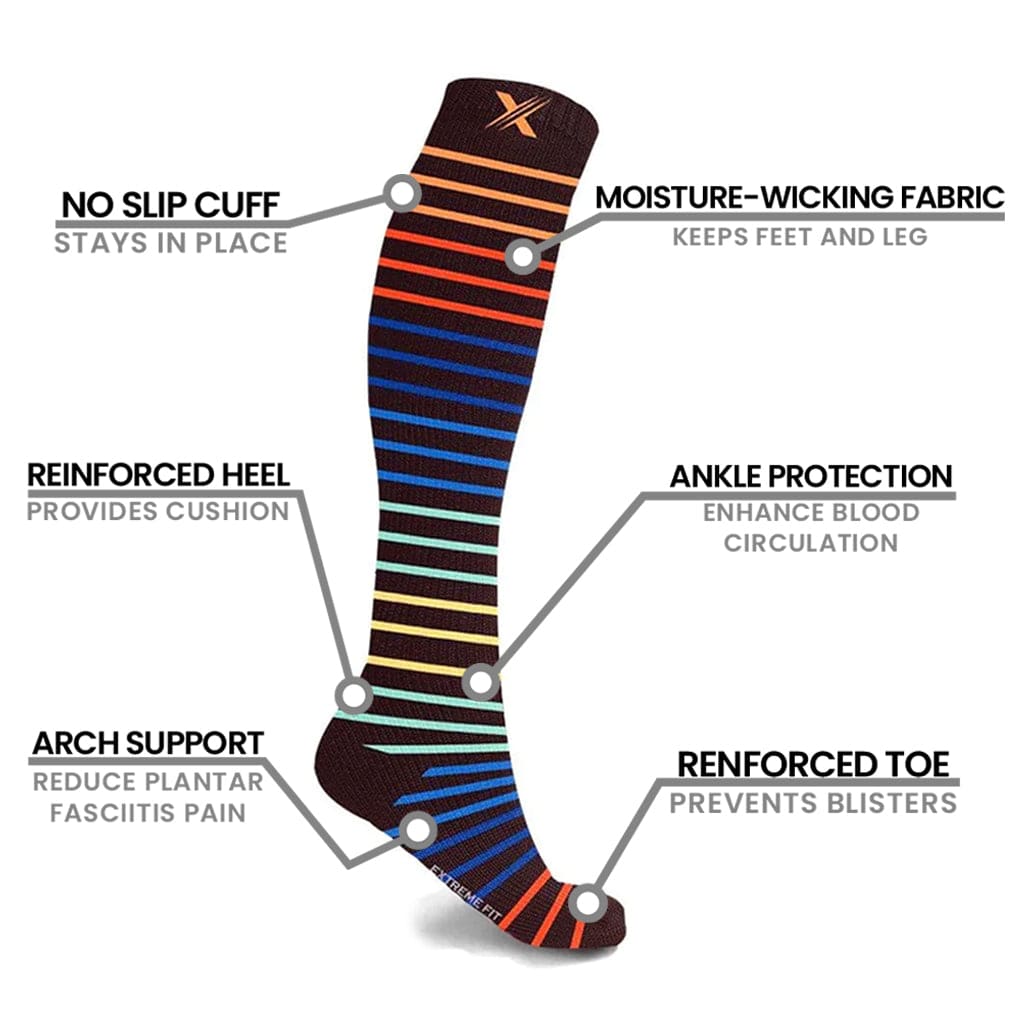 Extreme Fit - ISSA VIBE COMPRESSION SOCKS (3-PAIRS) - KNEE-LENGTH