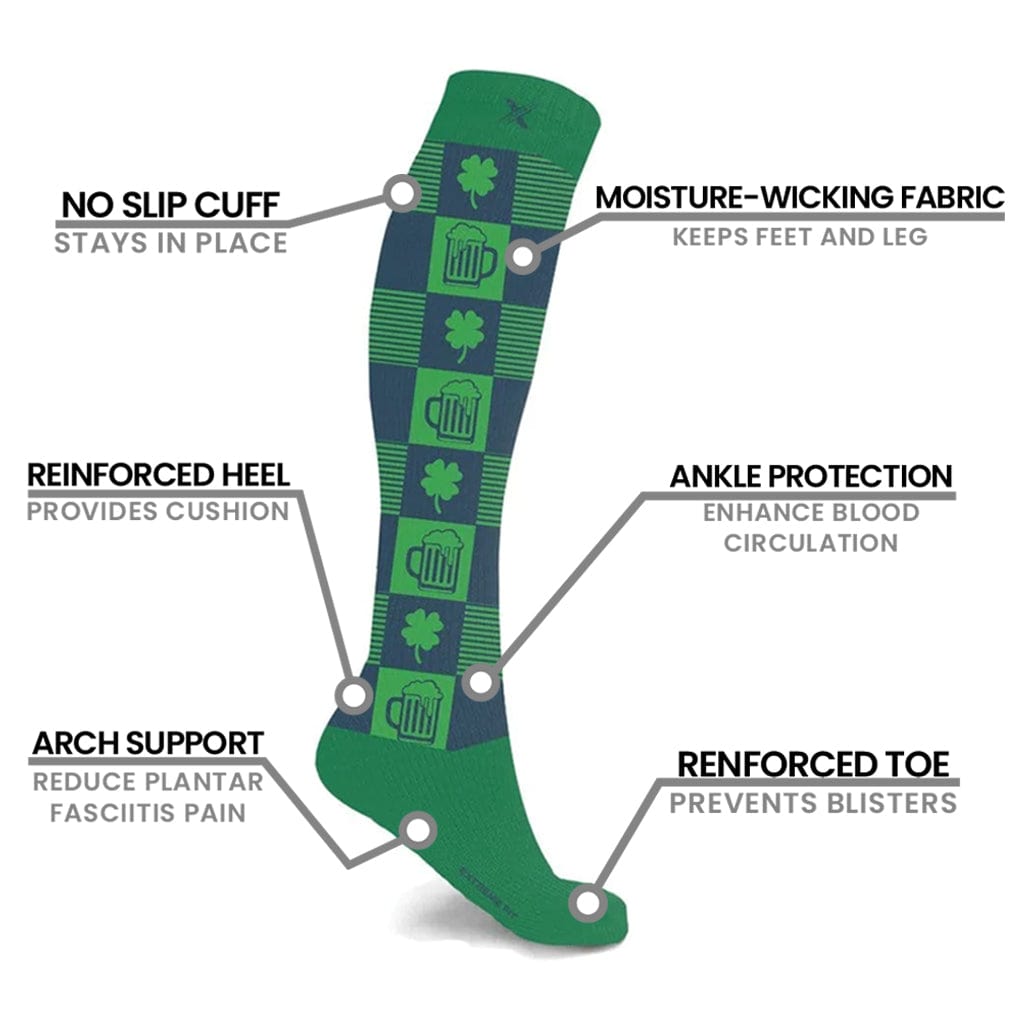 Extreme Fit - ST. PATRICK’S DAY ESSENTIALS (3-PAIRS) - KNEE-LENGTH